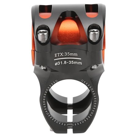 CANSUCC 31,8/35mm cykelstyrstam Riser kort styrstam aluminium cykelstyrstam S35 svart