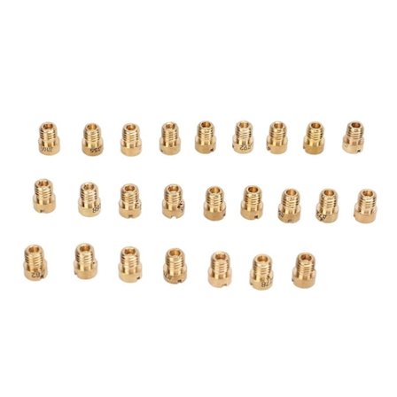 25 stk. Motorsykkel Forgasser Hoveddyse Sett 55 til 115 M5 Tilbehør Metall for Dellorto PHBG 21 PHBG 19.5 PHBG 19