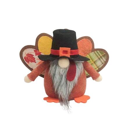 Höst Höst Thanksgiving Gnome Lönnlöv Solros Tomte Ornament Svensk Skandinavisk Tomte Hylla Tiered Bricka Dekoration