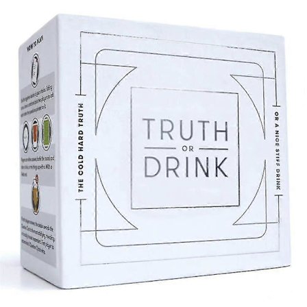 Truth Or Drink The Game Af Cut Games - Hylende Sjove Spørgsmål Du Ville Vove At Besvare Højt Voksen Kortspil Til Fester Og Spilaften (FMY)