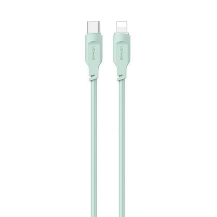 USAMS USB-C till Lightning-kabel 20W 1,2m PD Snabbladdning Lithe Series grön/grön SJ566USB04 (US-SJ566)