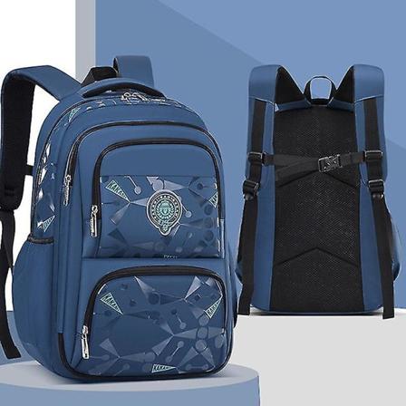 Grundskoleelevers skolväskor för barn Ryggsäckar med sidoöppning Stor kapacitet Slitstark Vattentät och lätt