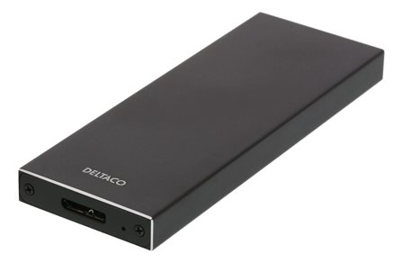 Deltaco MAP-K16N - drevkabinett - SATA 6Gb/s - USB 3.1 (Gen 1)