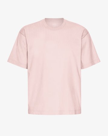 Oversized Organic T-Shirt - Faded Pink - Male - S