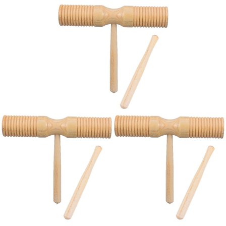 3 sett med Orff-perkusjon leker i tre for barn, musikkinstrumenter for barnehage
