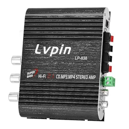 Mini Hifi Audio Stereo Forstærker Subwoofer Mp3 Bilradio Kanaler 2 Husholdning Super Bass Lvpin 838