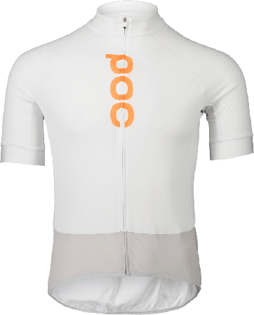 POC Men's Essential Road Logo Jersey Men Short sleeved fitness sweater White XL