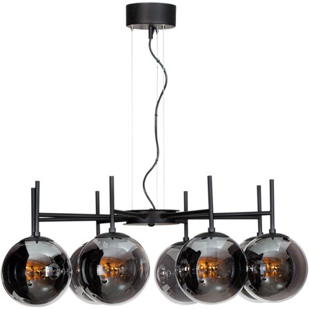 By Rydéns - Taklampe Boyle 8-låg rökgrå4202030-4505 Rökfärgad