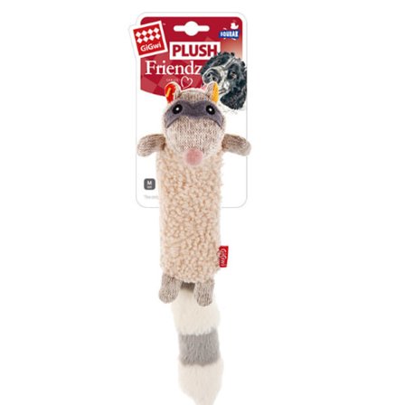 Hundleksak Plyschdocka, Husdjursleksaker (Tvättbjörn Bark Stick)