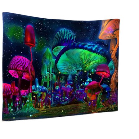 Svamp Väggbonad Psykedelisk Hippie Väggdekoration