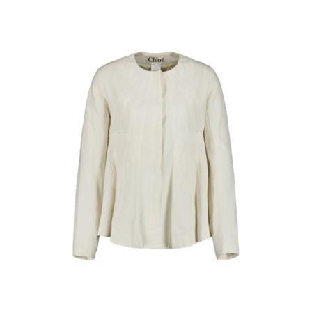 Chloé Pre-owned - Vintage Jackor - Vit - Dam - Storlek: S, Dam, Storlek: S