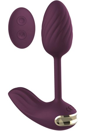 Essentials Flexible Wearable Vibrating Egg Purple Värisevä muna