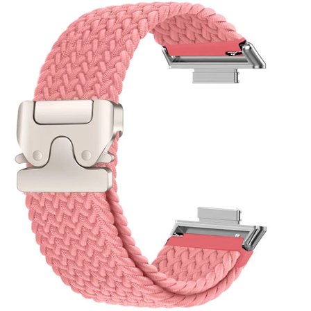 Elastiskt flätat soloband i nylon för Huawei Watch Fit 4 pro/4/3 Armband Herr Dam Armbandsur för Huawei Fit 2 Fit 1 Band