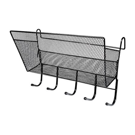 Kollegieværelse Seng Sengebordshylde Sengebord Hængende Kurv Dekorativ Jern Køjeseng Mesh Organizer til Skrivebord Kontor Nøgler Telefon Drikkevarer