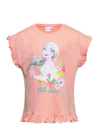 Short-Sleeved T-Shirt T-shirts Short-sleeved Korall Frost*Betinget Tilbud
