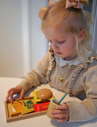 Magni Toys Burger Menu Set - Multi/patterned - ONE SIZE