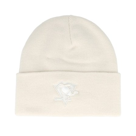 Mitchell & Ness - NHL Beige cuff Mütze - Pittsburgh Penguins Fashion Basic Knit Cream Cuff @ Hatstore