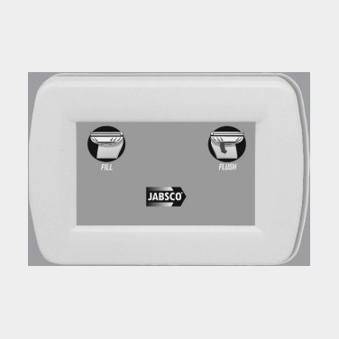 Ovládací panel pro elektrickou lodní toaletu Jabsco, vestavný, vhodný pro Lite Flush