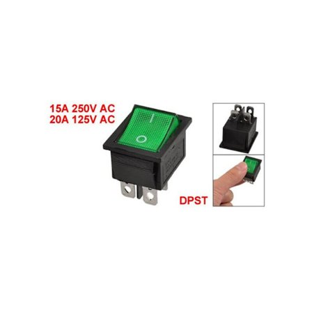 KCD4 4-napainen päälle/pois-kytkin 15A/20A AC 250V/125V