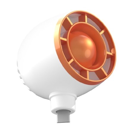 Type-C Fläkt Studenthem Pryl Kylare Kompatibel med Type-C Mobiltelefoner Surfplattor Laddare Vit