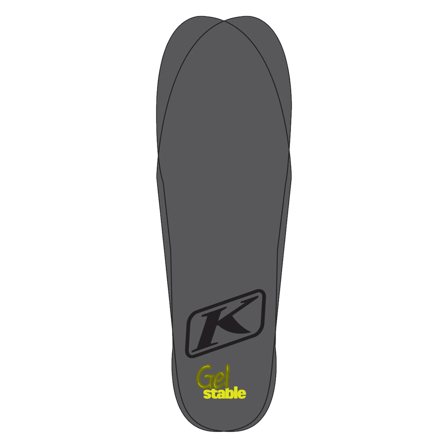 Einlegesohle Klim Gel-Stable Grau-Hivis Grau/HiVis 45