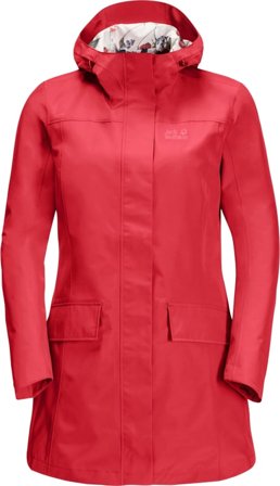 Jack Wolfskin Women's Cape York Paradise Coat Women unlined parkas Red XS