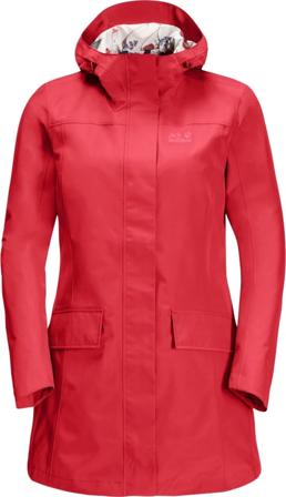 Jack Wolfskin Women's Cape York Paradise Coat Women unlined parkas Red S