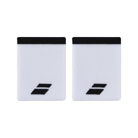 Babolat Logo Wristband Jumbo Black/White