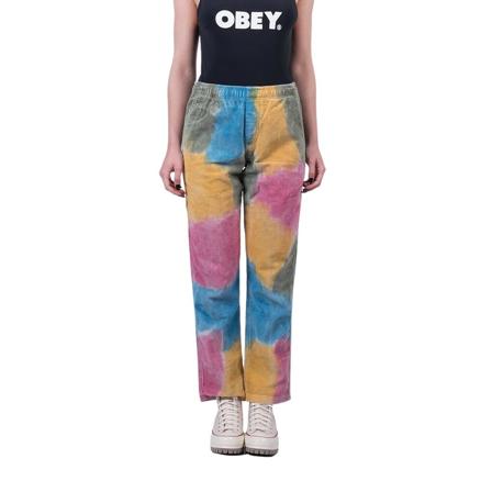 Obey Straight Bukser Blå, Dame Bukser