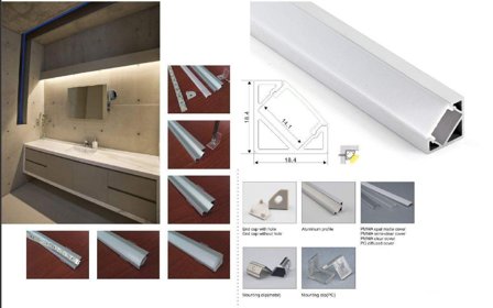 SYNERGY 21 LED U-Profil 200cm, ALU007-R V2 weiss