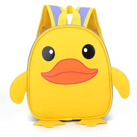 Lasten reppu, pieni keltainen ankka lasten reppu, päiväkotireppu
