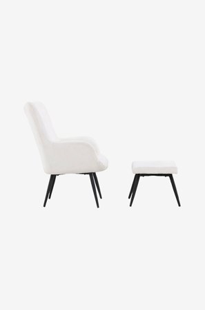 Venture Home - Nojatuoli Como - Valkoinen - Nojatuolit - - Homeroom