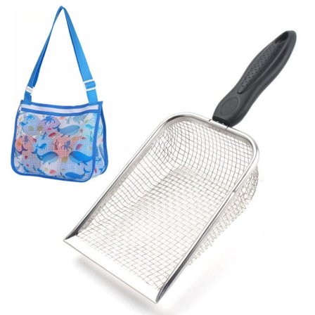 2st Beach Mesh Spade Beach Seashells Bags Mesh Bag