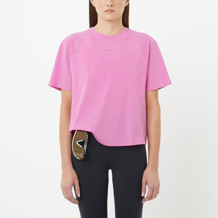 Salomon - Premières couches hauts Vêtements Trackline Ss Tee W - Cyclamen