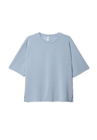 Å WOMAN Topp i modalmix KARLINA T-shirts & toppar Blå S