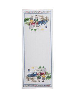 Stickpackung Läufer Wohnwagenurlaub