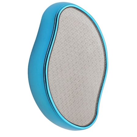 2 i 1 Nano Glas Fotfil för Fotbad (Blå) - Ta effektivt bort förhårdnader och återställ mjuka fötter - Fint nanoglas skadar inte fötterna, Kristallfo