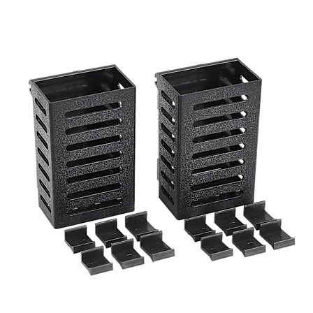 Akvarium planteholder Henge Vannplantepotte Med Hull Akvarium plantebeholdere Svart V