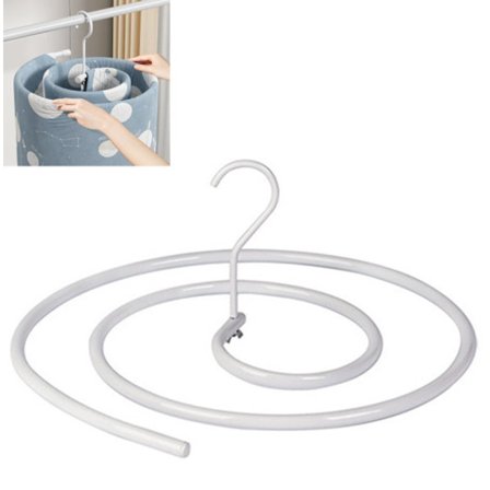 Spiralhenger - Diameter 45cm - Tørkefunksjon - Dynetrekkhenger - Multifunksjonell Oppbevaring