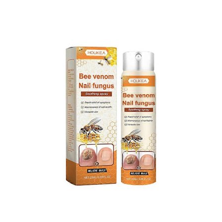 Bee Venom Neglereparasjons Serum, Neglepleieløsning, Naturlig Bee Venom Neglepleiespray, Spray for inngrodde tånegler