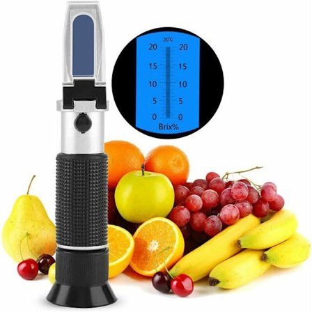 Brix-sukkerrefraktometer 0–32 % intervall håndrefraktometer for måling av sukkerinnhold i honning, syltetøy, juice, drikker, vin
