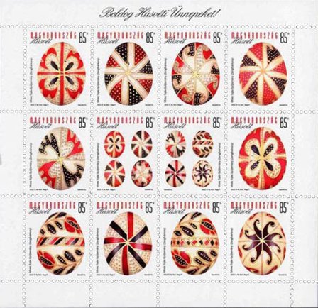 Ungarn - Påske - Postfrisk ark og sæt