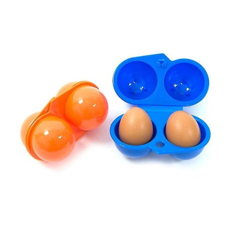 Bærbar æggebakke til udendørs brug, køkken, æggeopbevaringsboks i plast_Supergåv