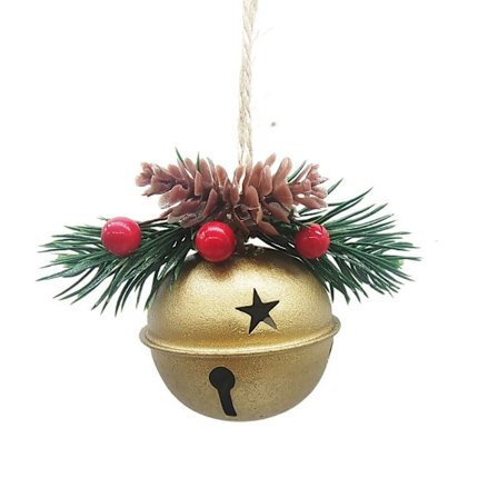 3 STK Juletræ hængende klokker dekoration juleklokke vedhæng