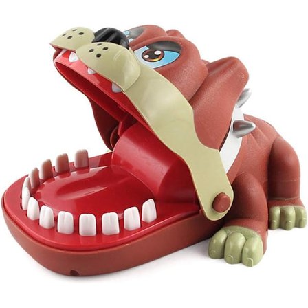 Shar Pei Hund Tandläkare Bita Finger Leksak Rolig Tricky Bordsspel Leksak Rolig Interaktiv Barn Familj Till