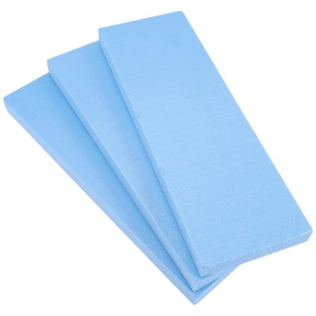 3 stk. polystyren skum plade DIY blanke plader til håndværk scene modelfremstilling (30.00X10.00X6.50CM, som vist på billedet)