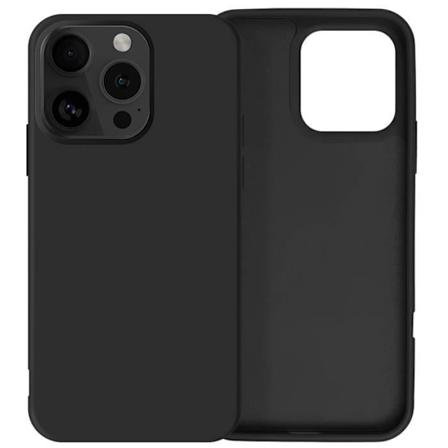 Etui til iPhone 16 Pro Halv-hård Blød-berøring Anti-fingeraftryk Sort Black