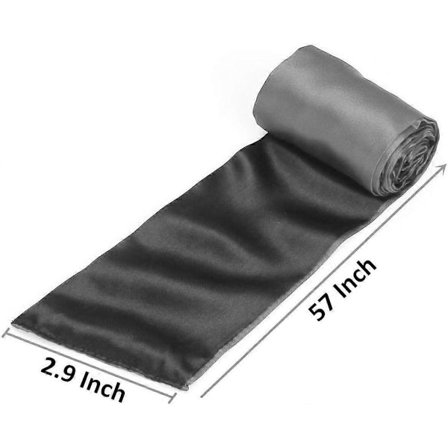 2025 Sopiva satiinisilmälappu unimaski, pehmeä sileä silmäside, 145 cm pitkä säädettävä silmien sitomiseen