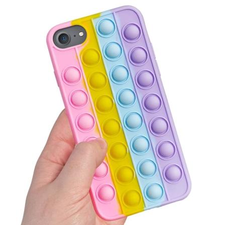 iPhone 6/7/8/SE - Pop It Fidget -kuori / Puhelimen kuori moniv rinen