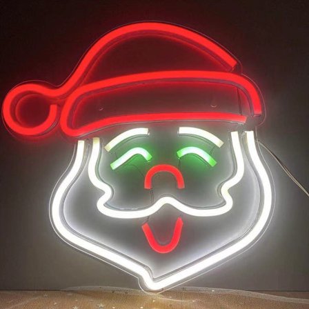 Julemand Neon Skilt LED Neon til Væg USB Unik Natlampe til Julefestival Hjem Dekorationer Bar Fest Skilt